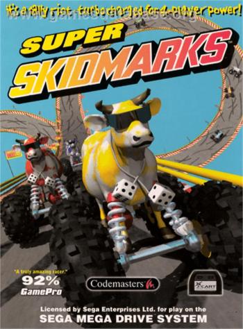 Cover Super Skidmarks for Genesis - Mega Drive